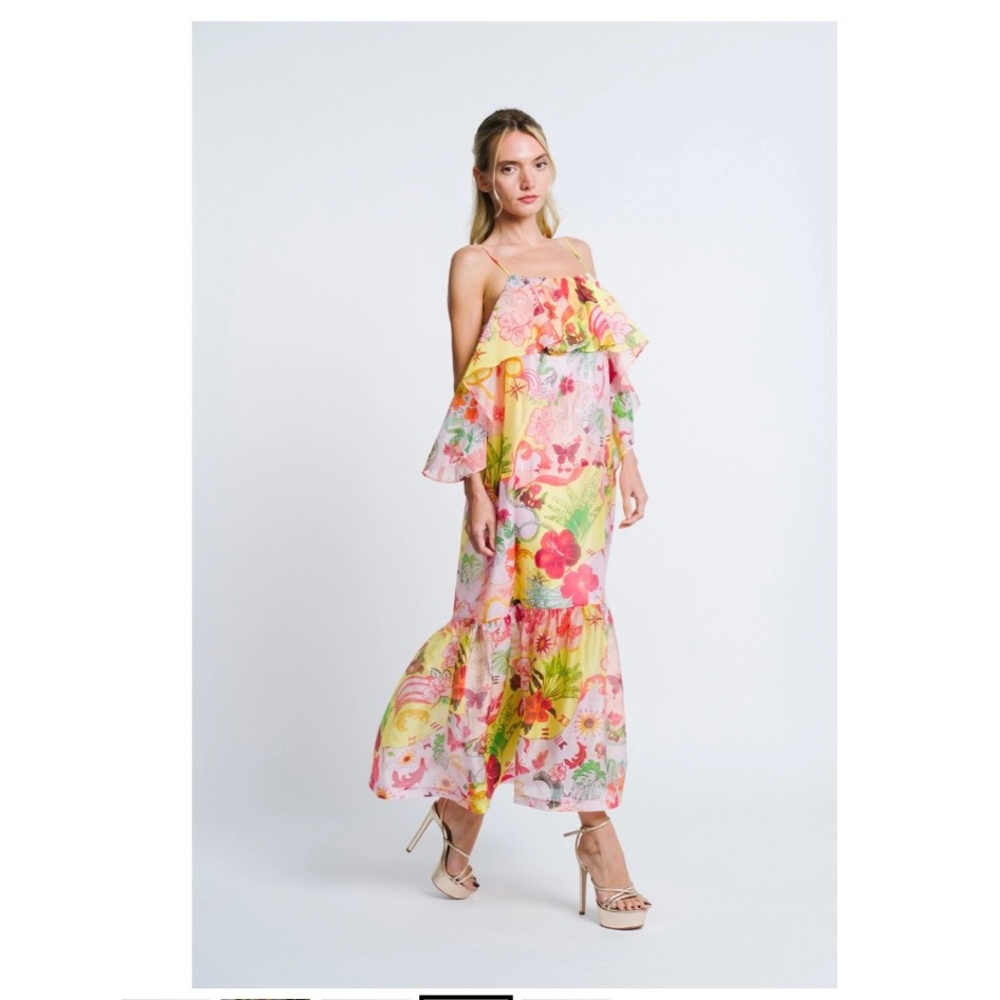 🍊 CIEBON Ellera Floral Midi Dress | NWT | S–L
